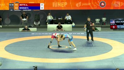 59 kg Qualification - Abby Nette, USA vs Erika Bognar, HUN