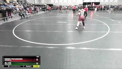 190 lbs Cons. Round 2 - Derek Pochowski, Waterloo vs Eli Ogi, Kewaskum