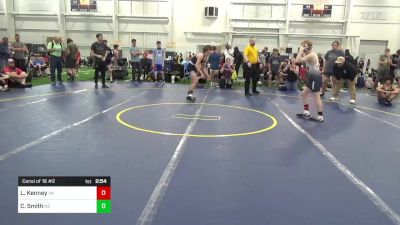 C-114 lbs Consi Of 16 #2 - Charlie Smith, NC vs Lane Kenney, VA