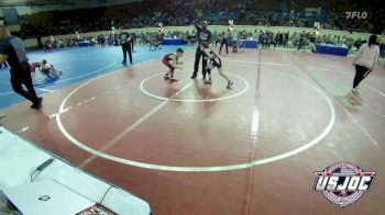 70 lbs Semifinal - LILYANA WILSON, Bison Takedown Club vs Derreck Flud, Hilldale Youth Wrestling Club