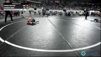52 lbs Consi Of 8 #1 - Jepsen England, Comanche Takedown Club vs Dawson Smith, Sallisaw Takedown Club