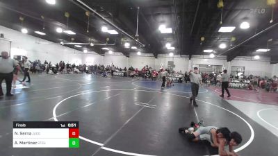 62 lbs Final - Nico Serna, Juggernaut WC vs Aiden Martinez, Stout Wr Acd