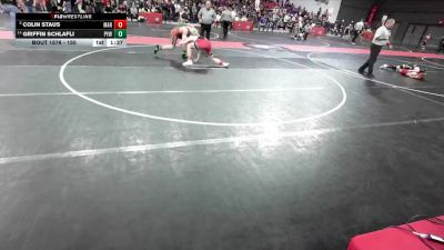 150 lbs Cons. Round 3 - Griffin Schlafli, Pec-Argyle Youth Wrestling vs Colin Staus, Marathon