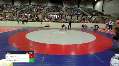 77 lbs Final - Santiago Zapata, Woodland Wrestling vs Gideon Batchelor, The Storm Wrestling Center