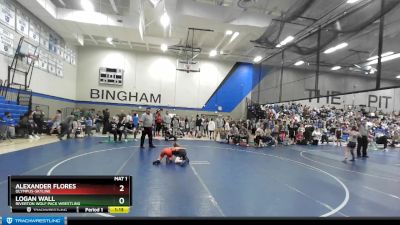 73 lbs Cons. Round 2 - Alexander Flores, Olympus-Skyline vs Logan Wall, Riverton Wolf Pack Wrestling