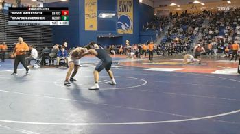 190 lbs Quarterfinal - Nevin Mattessich, Don Bosco Prep vs Brayden Zuercher, Nazareth