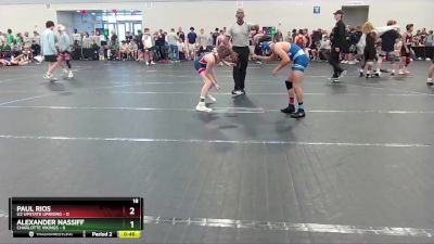 98 lbs Round 1 (6 Team) - Alexander Nassiff, Charlotte Vikings vs Paul Rios, U2 Upstate Uprising