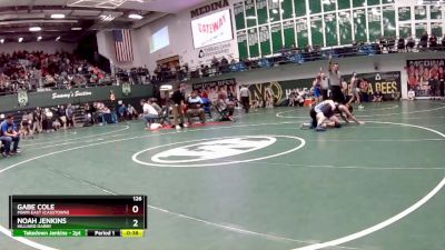 126 lbs Cons. Round 4 - Gabe Cole, Miami East (Casstown) vs Noah Jenkins, Hilliard Darby