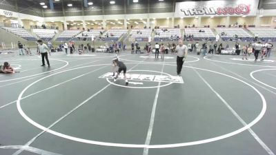 80 lbs Rr Rnd 3 - Kinlee Bice, West Texas Grapplers vs Lyla Johnson, Elkhart WC