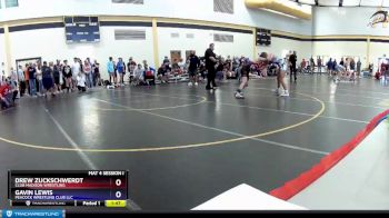 126 lbs Champ. Round 2 - Drew Zuckschwerdt, Club Madison Wrestling vs Gavin Lewis, Peacock Wrestling Club LLC