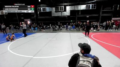 46 lbs Quarterfinal - Weston Palecek, Thundercats WC vs Liam Rodriguez, Grindhouse WC