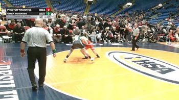 126 lbs Finals (8 Team) - Owen Petersen, Coal City vs Preston Waughtel, Vandalia