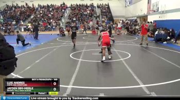 160 lbs Cons. Round 4 - Luis Andres, Santa Ana Wrestling vs Jayden Bim-Merle, Beverly Hills High School