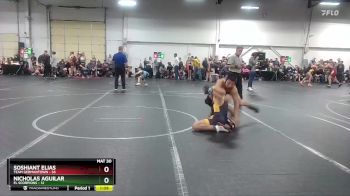 120 lbs Round 4 (8 Team) - Nicholas Aguilar, FL Scorpions vs Soshiant Elias, Team Germantown