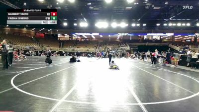 86 lbs Round 3 - Garrett Tacto, Athens Christian School vs Fabian Simons, Black Flag Wrestling Academy