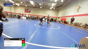 96 lbs Rr Rnd 3 - Natalie LeGrand, Sperry Wrestling Club vs Aiden Jones, Tulsa Blue T Panthers