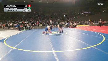 6A Boys 144 lbs Champ. Round 2 - Dillon Shepherd, McNary Boys vs Gavin Rangel, Newberg Boys