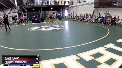 121 lbs Round 2 (6 Team) - Ember Zupanc, Wisconsin vs Meredith Greenslade, Ohio