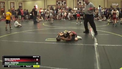 52 lbs Round 4 (6 Team) - Beau McKeown, Mat Assassins vs Ricky Piontek, Elite Wrestling