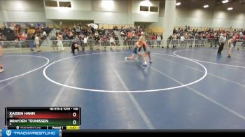 106 lbs Champ. Round 2 - Kaiden Hahn, WI vs Brayden Teunissen, IL