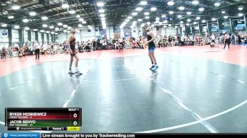 92 lbs Rd# 1 9:00am Friday - Jacob Benyo, Mat Assassins vs Ryker Moskiewicz, Crass Trained