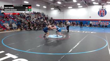 184 lbs Finals (2 Team) - Troy Myers, Mount St. Joseph vs Griffin Schultz, Luther