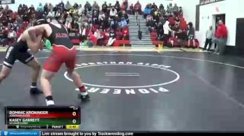 215 lbs Cons. Round 2 - Dominic Kroninger, Jonathan Alder vs Kasey Garrett, Hilliard Darby