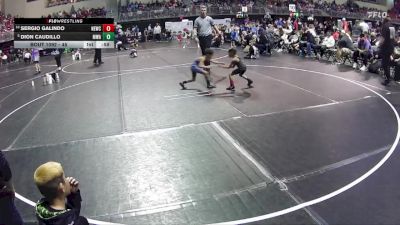 45 lbs Champ. Round 2 - Dion Caudillo, MWC Wrestling Academy vs Sergio Galindo, Nebraska Elite Wrestling Club