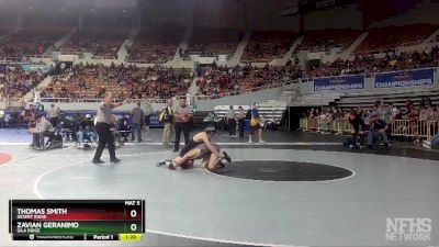 D1-126 lbs Semifinal - Zavian Geranimo, Gila Ridge vs Thomas Smith, Desert Ridge