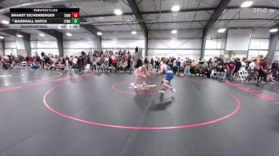 190 lbs Quarterfinal - Brandt Eichenberger, Torrington vs Marshall Hatch, Lyman