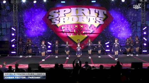 Cheer Factor - FANTASY [2025 L3 Youth - Flex Day 1] 2025 Spirit Sports Worcester Nationals