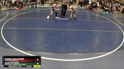 59 lbs Cons. Round 1 - Jaxson Kielkowski, Cougars Wrestling vs Kashtyn Heck, Iron County Wrestling Academy