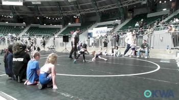 46 lbs Rr Rnd 2 - Dilynn Burch, Team Tulsa Girls vs Alaina Bert, NW Girls