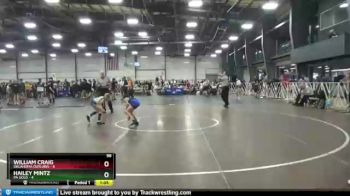 56 lbs Round 2 - Hailey Mintz, PA Gold vs William Craig, Oklahoma Outlaws