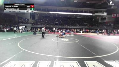 190 lbs Champ. Round 2 - Lincoln Garel, Union Mine vs Louis Gregoris, Central Catholic