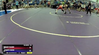 92 lbs Quarterfinal - Brady Elder, KY vs Joseph Hahn, MI