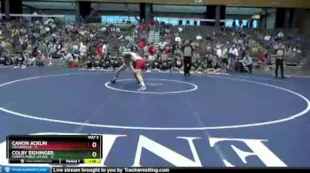 113 lbs Semifinals (8 Team) - Canon Acklin, Collinsville vs Colby Eighinger, Coweta Public School