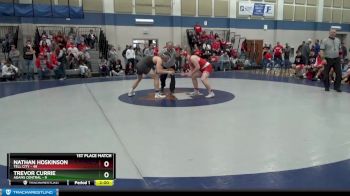 195 lbs Placement (16 Team) - Nathan Hoskinson, Tell City vs Trevor Currie, Adams Central