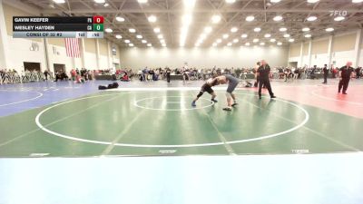 145 lbs Consi Of 32 #2 - Gavin Keefer, PA vs Wesley Hayden, CA