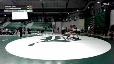 175 lbs Cons. Round 4 - Jackson Emel, St. Mark`s vs Cole Hershberger, Benedictine College Prep