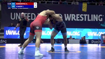97 kg Final 3-5 - Andro Margishvili, Georgia vs Islam Ilyasov, Azerbaijan