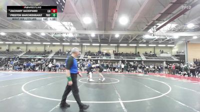 175 lbs Semifinal - Zachary Iaciofano, La Salle Academy vs Preston Marchesseault, Ponaganset