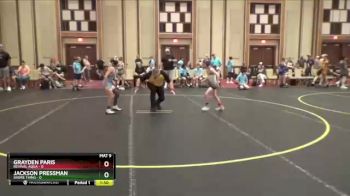 67 lbs Semis & 1st Wrestleback (8 Team) - Grayden Paris, Revival Aqua vs Jackson Pressman, Shore Thing