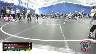 135 lbs Round 3 (4 Team) - Loretta Fischer, Girls With Grit vs Jade Willard, Queens Of Chaos