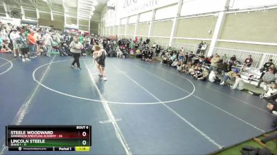 149 lbs Round 3 (4 Team) - Lincoln Steele, Idaho 1 vs Steele Woodward, Sanderson Wrestling Academy