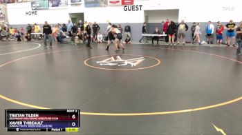 138 lbs Champ. Round 1 - Tristan Tilden, Dillingham Wolverine Wrestling Club vs Xavier Thibeault, Juneau Youth Wrestling Club Inc.