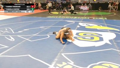 Quarterfinal - Farrin Thiemann, Bellevue East vs Fabiola Cortez, Grand Island
