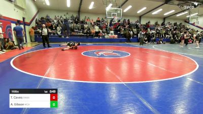 115 lbs Consi Of 8 #1 - Tate Caves, Owasso Girls HS vs Addison Gibson, McAlester High School Girls