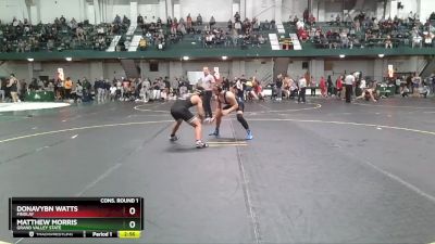 184 lbs Cons. Round 1 - Donavybn Watts, Findlay vs Matthew Morris, Grand Valley State