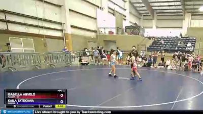 87 lbs Placement Matches (8 Team) - Isabella Arvelo, Alaska vs Kaila Tatekawa, Hawaii